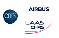 Logo des partenaires Airbus, CNRS, LAAS